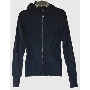 Lululemon In Flux Black Reversible Full Zip Hoodie Jacket